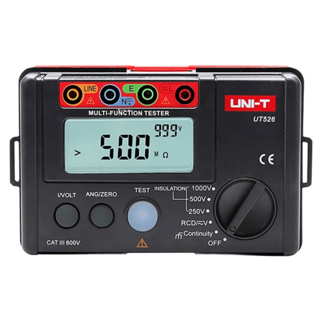 Измеритель параметров УЗО UNI-T UT526 Измеритель параметров УЗО UNI-T UT526