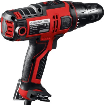 Сетевая дрель-шуруповерт ДШ-М3-500-2 ЗУБР Сетевая дрель-шуруповерт ДШ-М3-500-2 ЗУБР