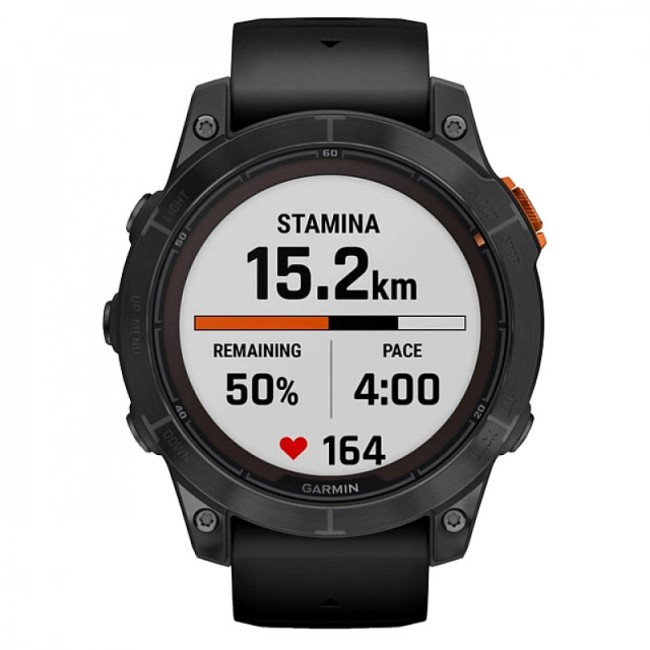 Часы Garmin Fenix 7 PRO Solar серый с черным ремешком Часы Garmin Fenix 7 PRO Solar серый с черным ремешком