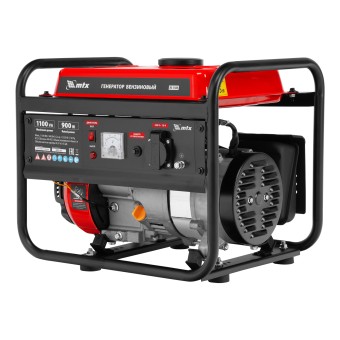 Генератор бензиновый RS-1500, 1,1 кВт, 230В, ручной стартер MTX Генератор бензиновый RS-1500, 1,1 кВт, 230В, ручной стартер MTX