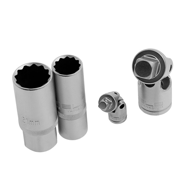 Набор инструментов, 1/2", 1/4", CrV 76 предметов Stels