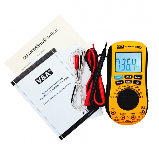 Мультиметр цифровой VA-MM20С Мультиметр цифровой VA-MM20С