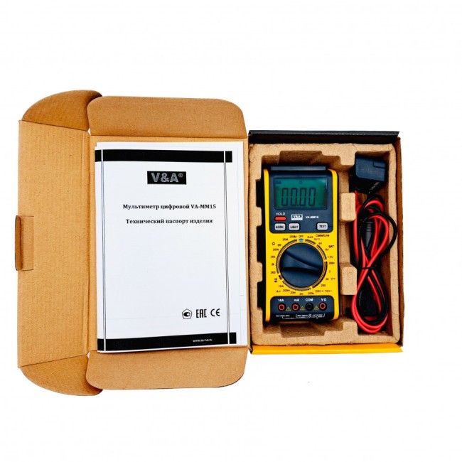 Мультиметр цифровой VA-MM15 Мультиметр цифровой VA-MM15