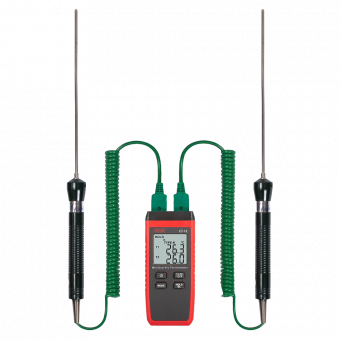 Термометр RGK CT-12 с погружными зондами температуры TR-10W с поверкой