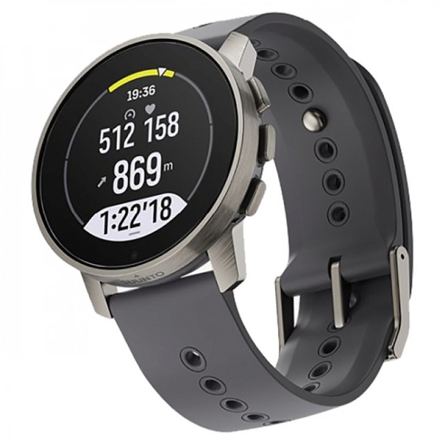 Часы SUUNTO 9 Peak Pro Titanium Slate, серые Часы SUUNTO 9 Peak Pro Titanium Slate, серые