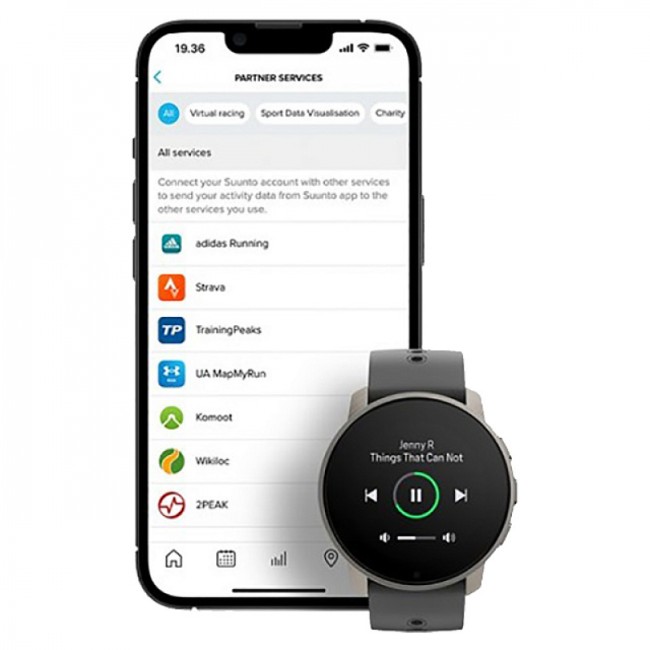 Часы SUUNTO 9 Peak Pro Titanium Slate, серые Часы SUUNTO 9 Peak Pro Titanium Slate, серые
