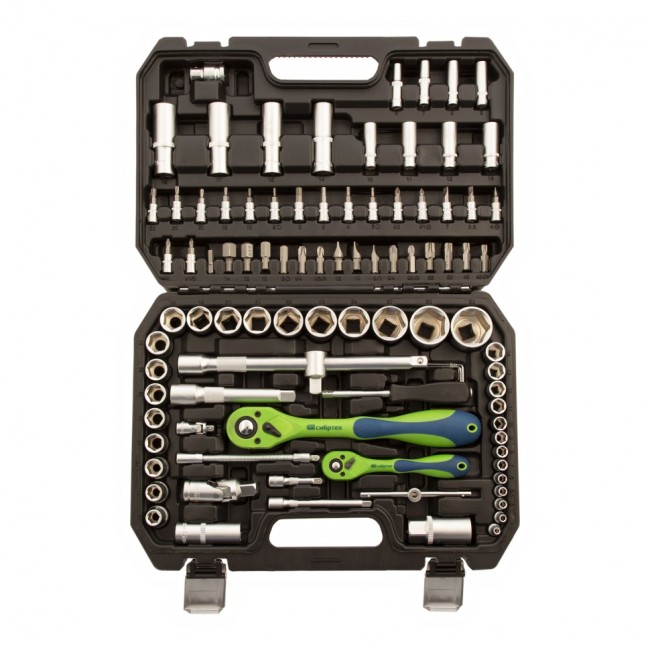 Набор инструментов 1/2", 1/4" CrV 94 предмета Сибртех