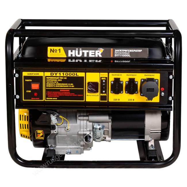 Бензиновый генератор HUTER DY11000L