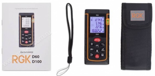 Лазерный дальномер RGK D60 Лазерный дальномер RGK D60