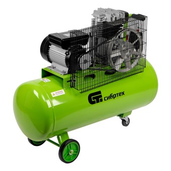 Компрессор воздушно-масляный КР-2200/100 ременной привод Сибртех Компрессор воздушно-масляный КР-2200/100 ременной привод Сибртех