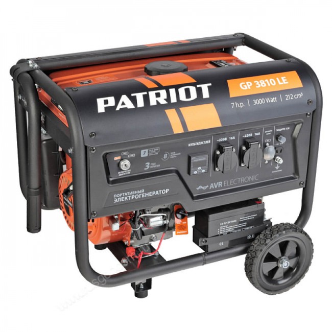 Бензиновый генератор Patriot GP 3810LE Бензиновый генератор Patriot GP 3810LE