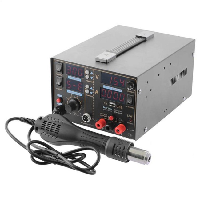 Многофункциональная паяльная станция 3 в 1 МЕГЕОН 00503 Многофункциональная паяльная станция 3 в 1 МЕГЕОН 00503