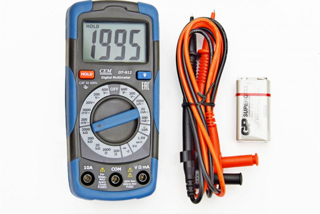 Карманный цифровой мультиметр CEM DT-912