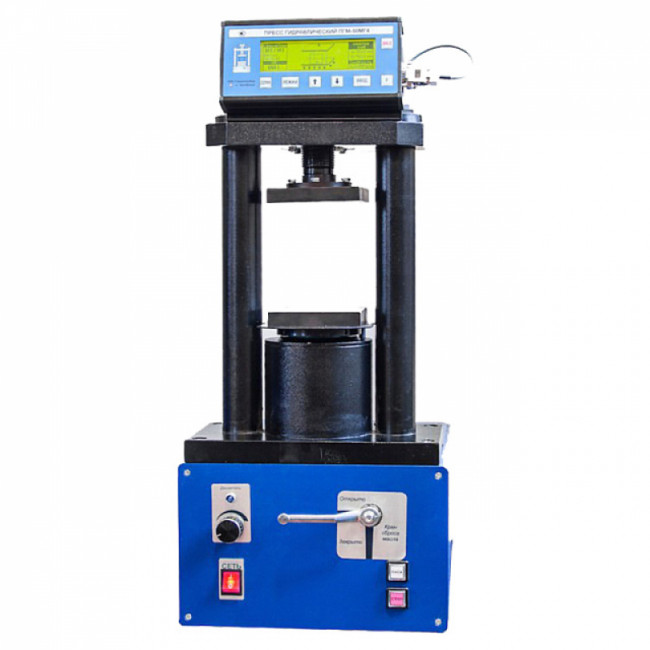 Пресс испытательный гидравлический малогабаритный ПГМ-100МГ4 Пресс испытательный гидравлический малогабаритный ПГМ-100МГ4
