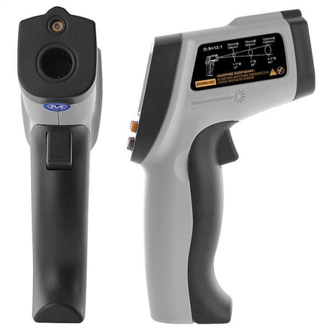 Инфракрасный измеритель температуры с цветным дисплеем МЕГЕОН 16750 Инфракрасный измеритель температуры с цветным дисплеем МЕГЕОН 16750