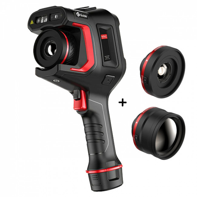 Тепловизор Guide H3 с поверкой в комплекте с телеобъективом 7° x 5° и высокотемпературным объективом