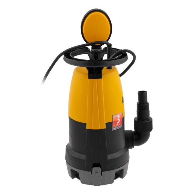 Дренажный насос для чистой и грязной воды DP-600S, 600 Вт, напор 7 м, 13000 л/ч Denzel Дренажный насос для чистой и грязной воды DP-600S, 600 Вт, напор 7 м, 13000 л/ч Denzel