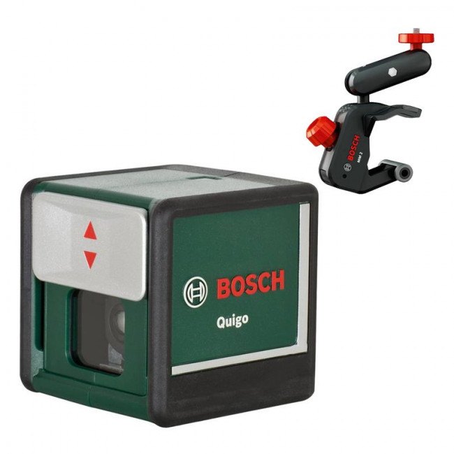 Лазерный уровень BOSCH Quigo III с держателем MM2 Лазерный уровень BOSCH Quigo III с держателем MM2