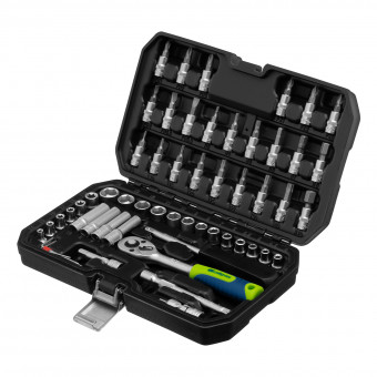 Набор инструментов 1/4" 56 предметов Сибртех Набор инструментов 1/4" 56 предметов Сибртех