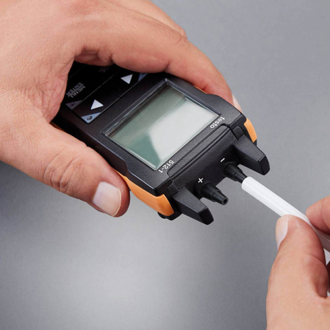 Дифференциальный манометр Testo 512-1 с подключением к приложению Дифференциальный манометр Testo 512-1 с подключением к приложению