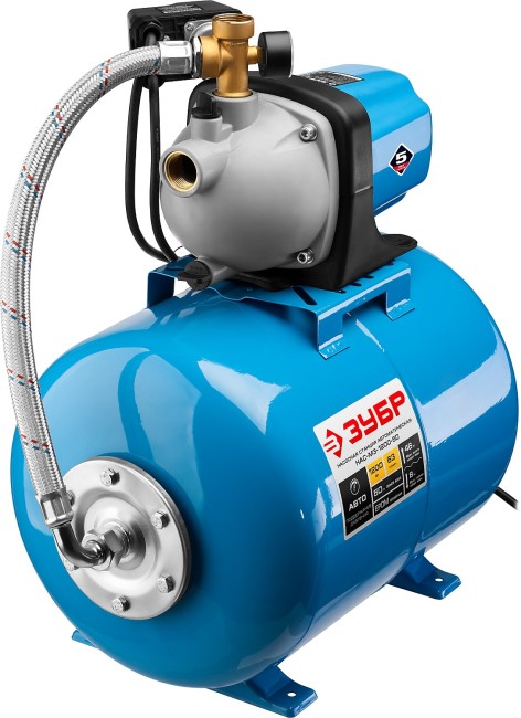 Автоматическая насосная станция НАС-М3-1200-50 ЗУБР 1200 Вт, бак 50 л