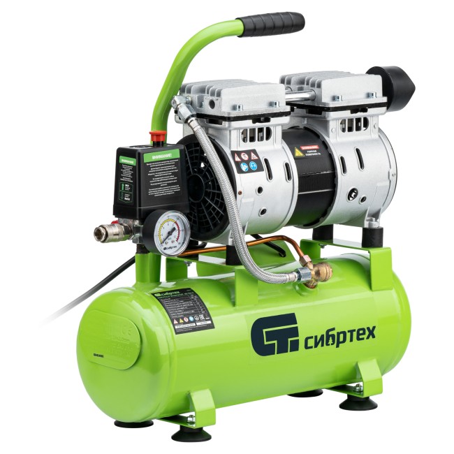 Компрессор безмасляный МБ 750/10 Сибртех