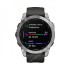 Часы Garmin Fenix 7 серебристый с графитовым силиконовым ремешком Часы Garmin Fenix 7 серебристый с графитовым силиконовым ремешком