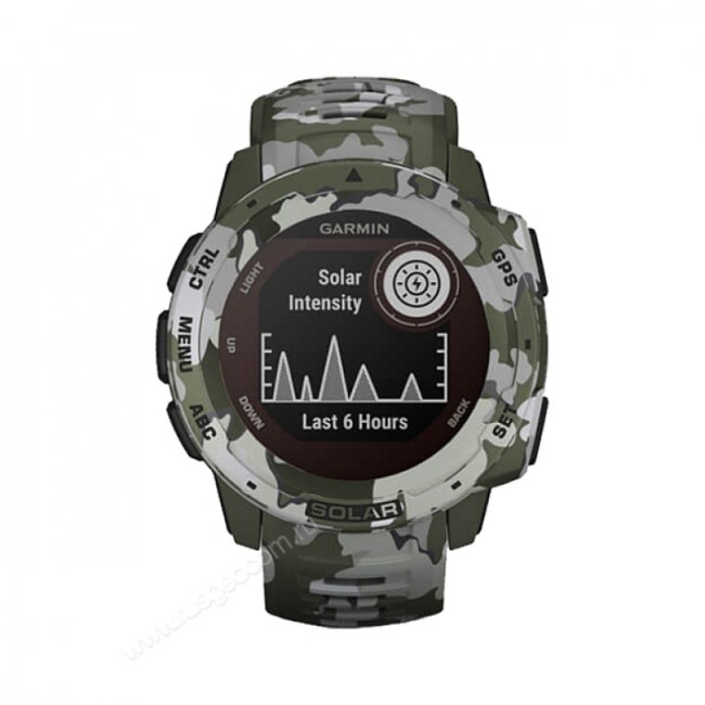 Часы Garmin Instinct Solar Camo Lichen Часы Garmin Instinct Solar Camo Lichen