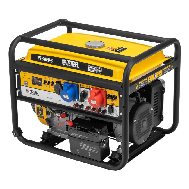 Генератор бензиновый PS 90 ED-3, 9.0 кВт Denzel