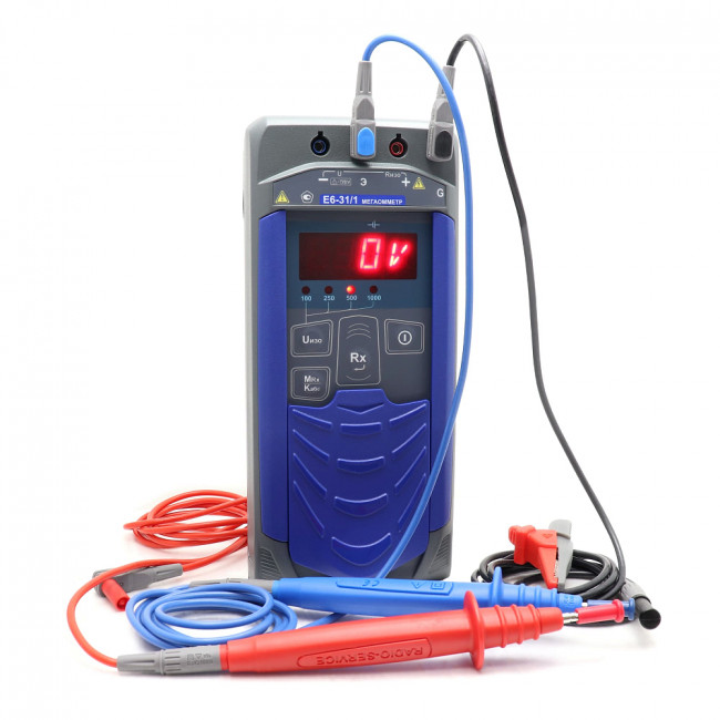 Мегаомметр Радио-Сервис Е6-31/1 с поверкой Мегаомметр Радио-Сервис Е6-31/1 с поверкой