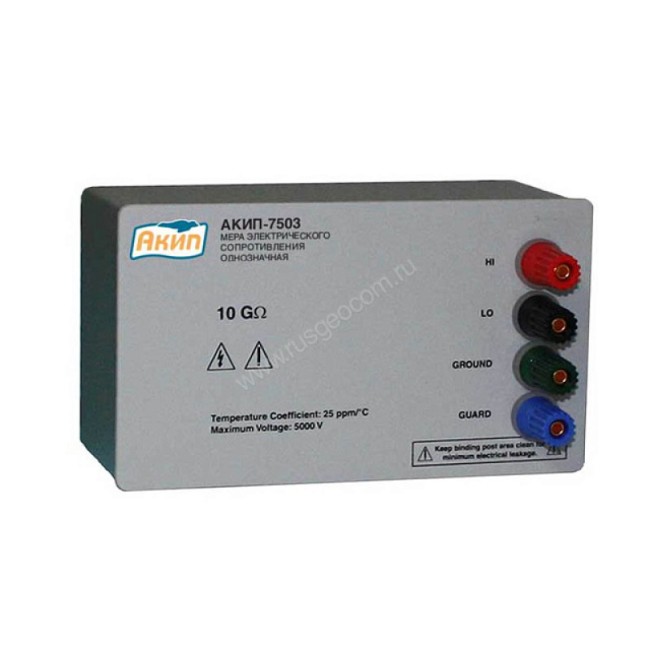 Мера сопротивления АКИП-7503-190кОм Мера сопротивления АКИП-7503-190кОм