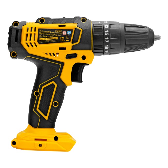 Дрель-шуруповерт аккумуляторная ударная CID-18-0 Denzel Дрель-шуруповерт аккумуляторная ударная CID-18-0 Denzel